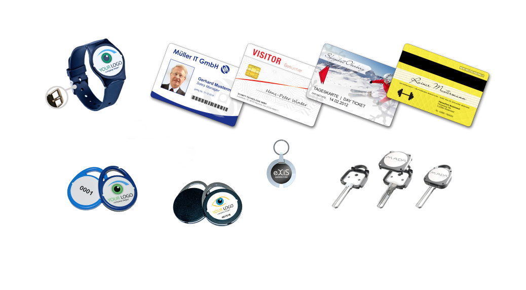 Zutrittskontrolle - Karten, Ausweise und Tags