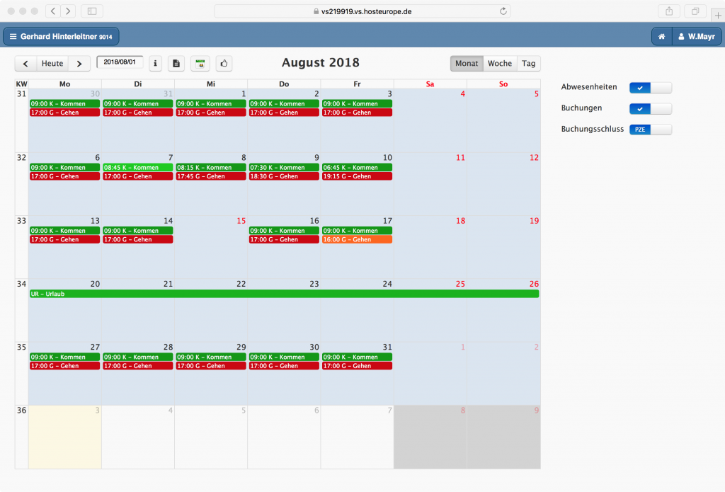 evoApps-Kalender-Safari-20180903-02 - SIS Evosoft EDV GmbH